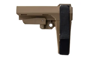 SB Tactical SBA3 AR Pistol Stabilizing Brace - Flat Dark Earth - No Receiver Extension