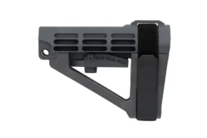 SB Tactical SBA4 AR Pistol Stabilizing Brace - Stealth Grey - No Receiver Extension